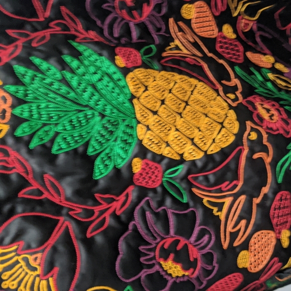 FARM Rio Black Embroidered Kimono - Picture 7 of 8